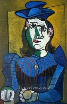  s - Bust of woman with hat 2 1962 Pablo Picasso